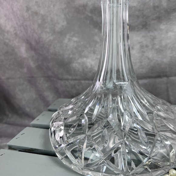 Vintage Block Crystal Olympic Ships Decanter   Full Lead Handcut  Poland - Picture 11 of 13